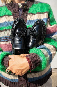 Pavement Paelmira Black Tassel Loafers