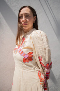 Stella Nova Lobster Embroidered Midi Dress - The Mercantile London