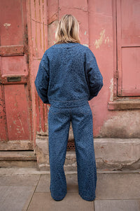 FRNCH Azure Leopard Jeans