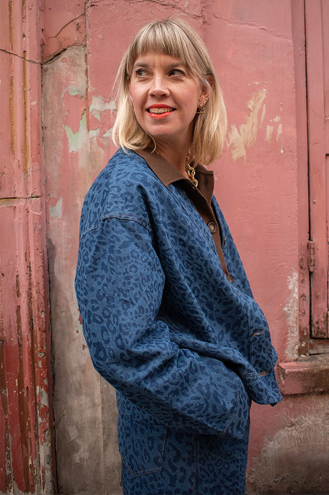 FRNCH Brunelle Leopard Jacket