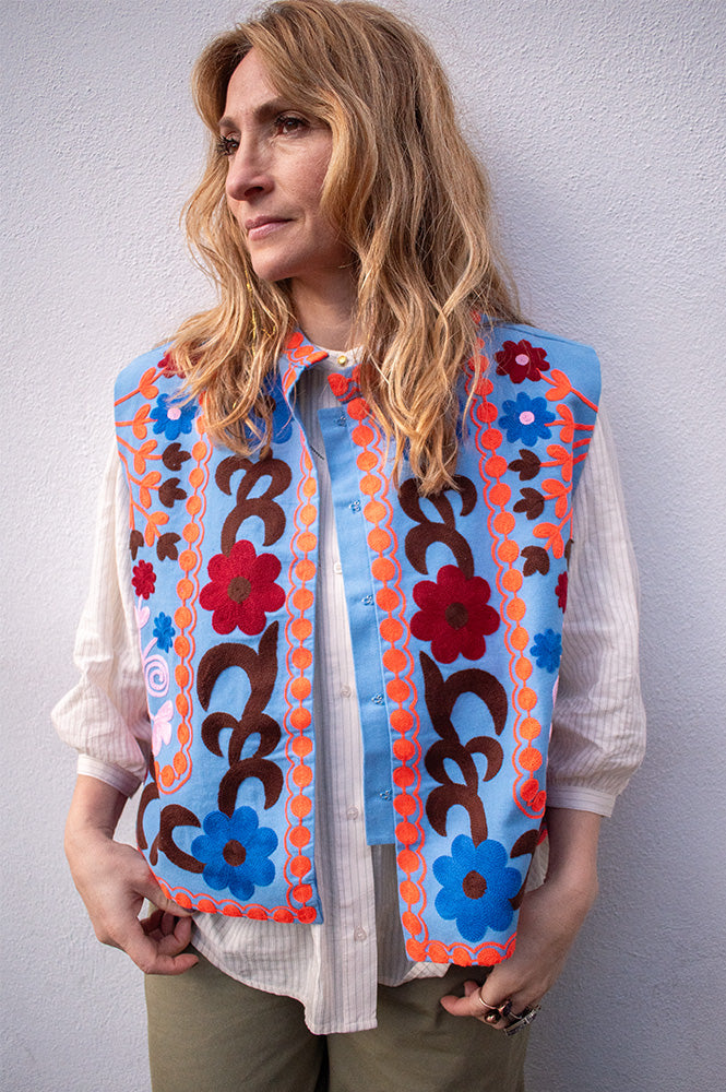 Lolly's Laundry Bini Bohemian Embroidered Vest