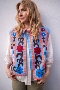 Lolly's Laundry Bini Bohemian Embroidered Vest