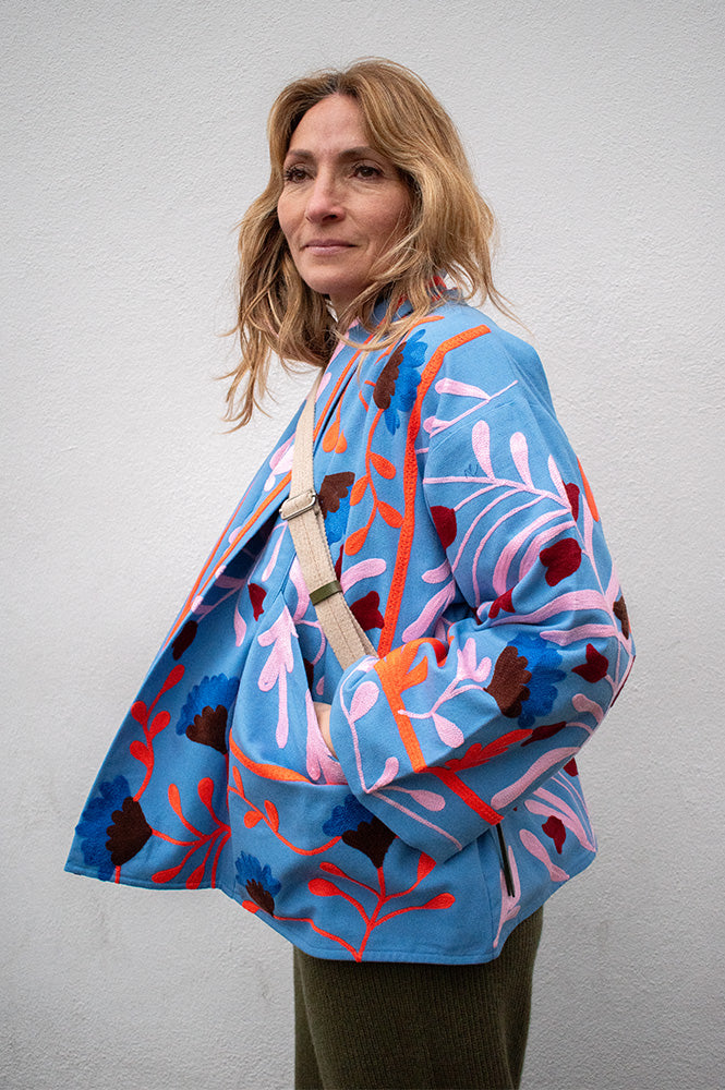 Lolly's Laundry Rumi Blue Bohemian Jacket