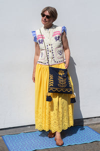 Lolly's Laundry Cairo Creme Vest - The Mercantile London