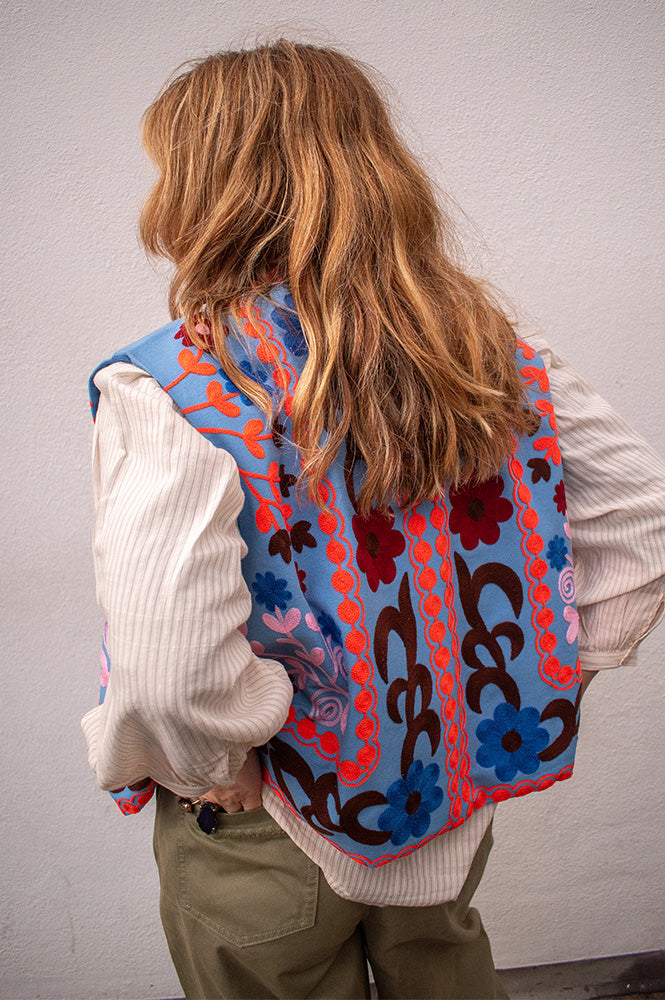 Lolly's Laundry Bini Bohemian Embroidered Vest
