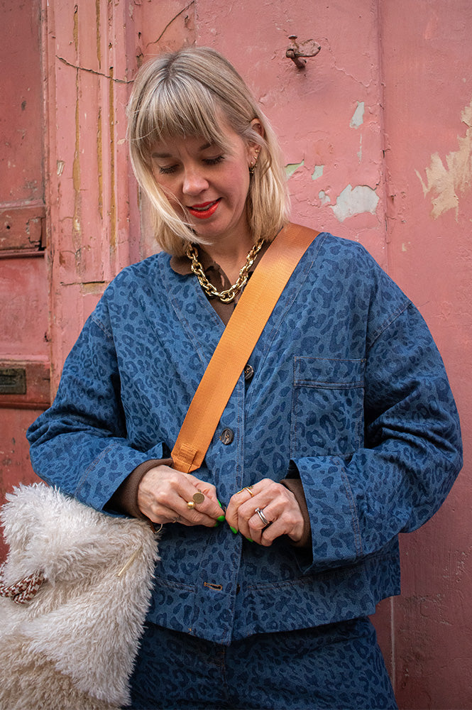 FRNCH Brunelle Leopard Jacket