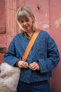 FRNCH Brunelle Leopard Jacket