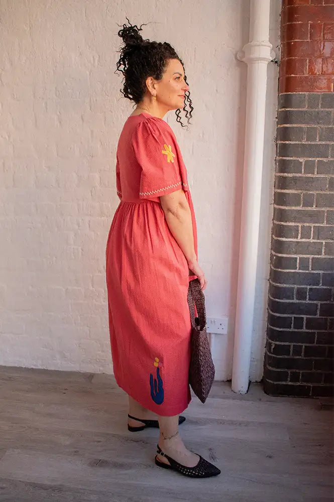 Lowie Etta Washed Red Dress - The Mercantile London