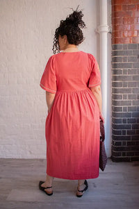 Lowie Etta Washed Red Dress - The Mercantile London