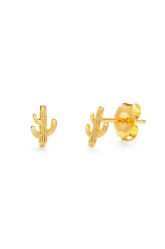 Amano Cactus Stud Earrings - The Mercantile London