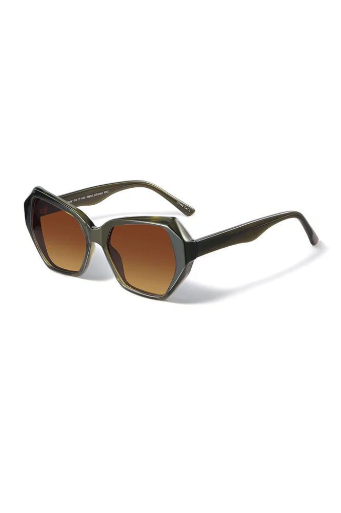 Eco Shades Lucia Olive Sunglasses - The Mercantile London