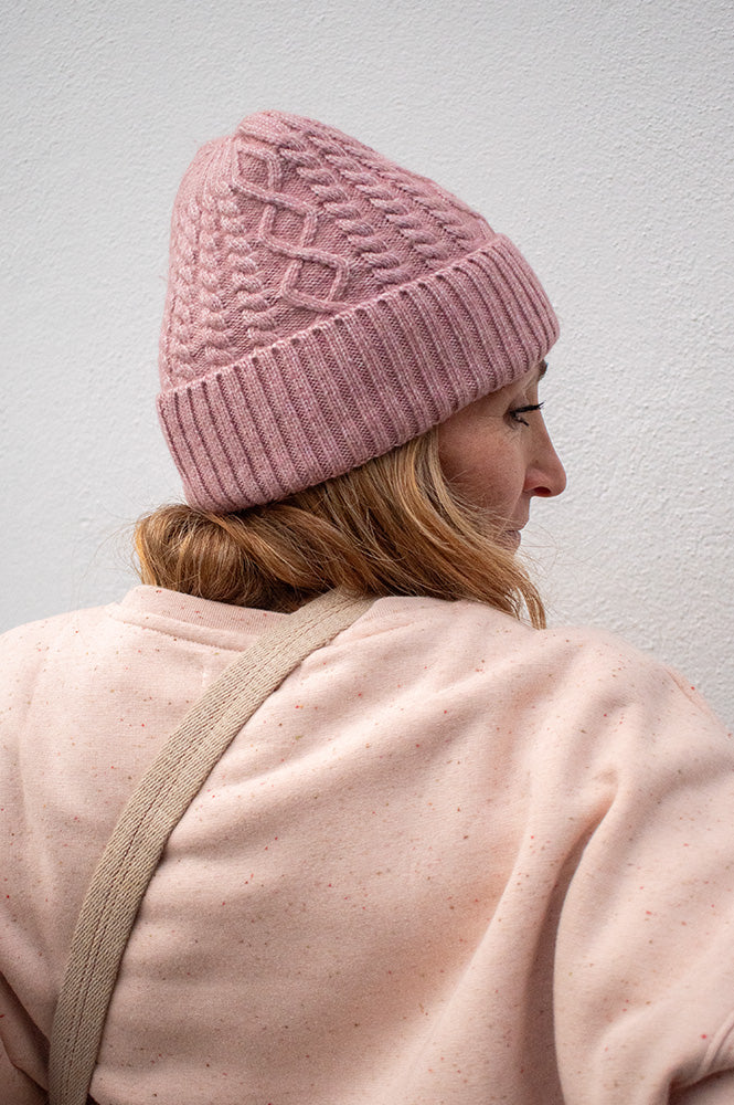 ICHI Lucy Zephyr Melange Knitted Hat