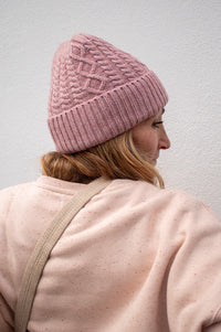 ICHI Lucy Zephyr Melange Knitted Hat