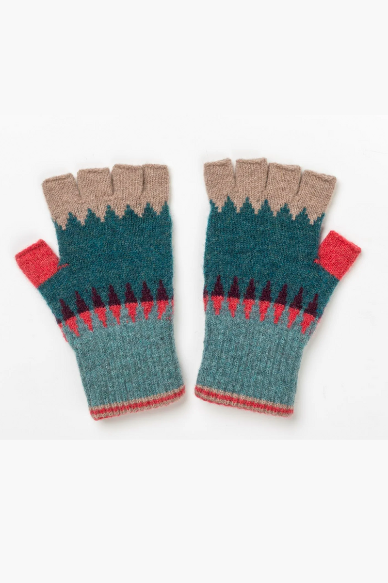 Eribé Alloa Lugano Rose Fingerless Gloves - The Mercantile London