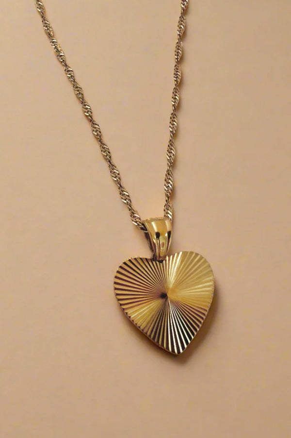 Lunar Heart Pendant Necklace - The Mercantile London