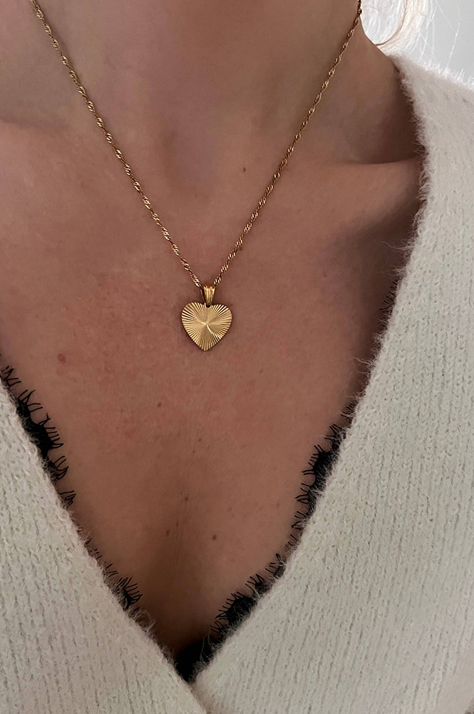 Lunar Heart Pendant Necklace - The Mercantile London
