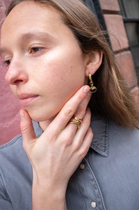 Lunar Sculptural Cross Ring - The Mercantile London