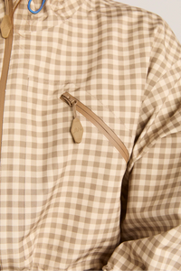 Damson Madder Matilda Brown Gingham Raincoat