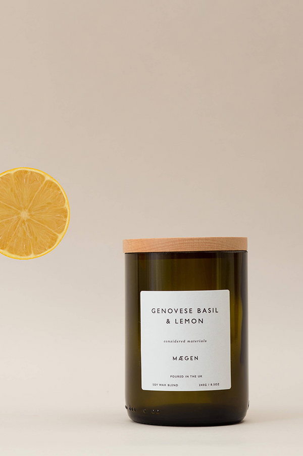 MÆGEN Genovese Basil & Lemon Orchard Candle - The Mercantile London