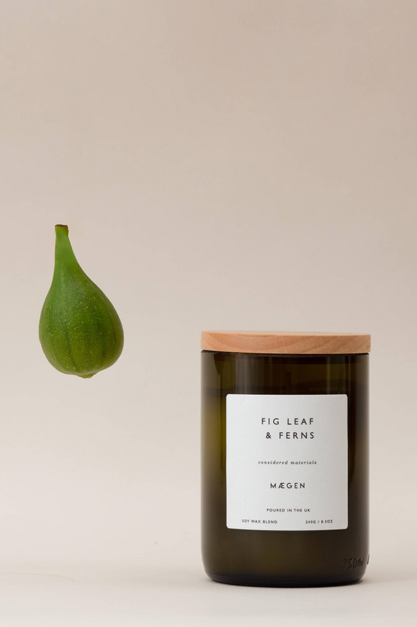 MÆGEN Fig Leaf & Fern Orchard Candle - The Mercantile London