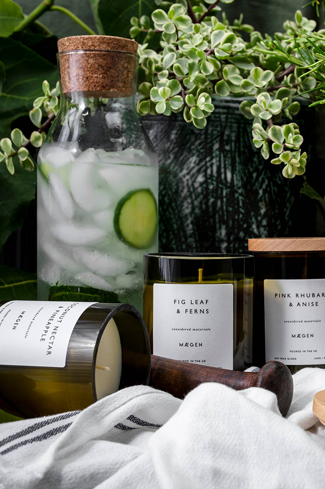 MÆGEN Fig Leaf & Fern Orchard Candle - The Mercantile London