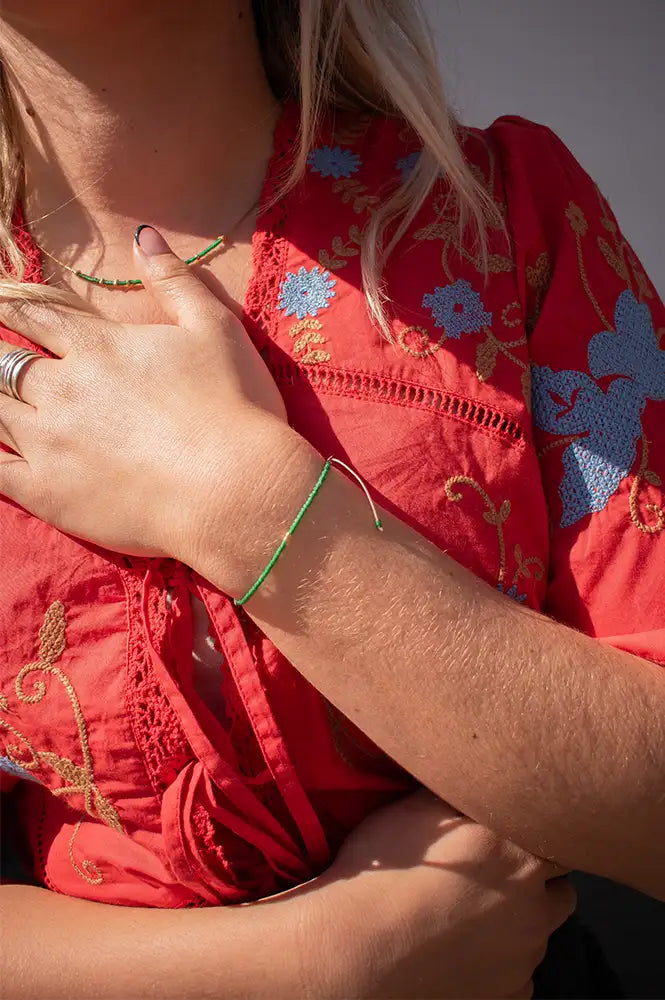 MAAS Emerald Cami Bracelet - The Mercantile London