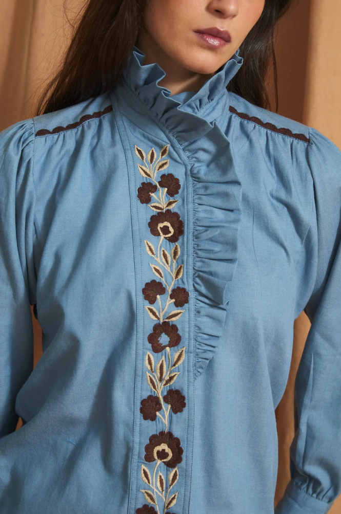 Sophie + Lucie Mabel Denim Blouse