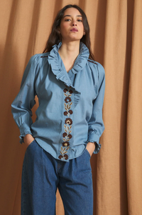 Sophie + Lucie Mabel Denim Blouse