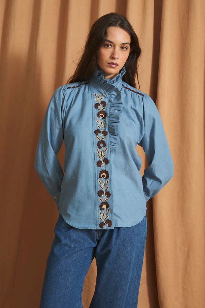 Sophie + Lucie Mabel Denim Blouse