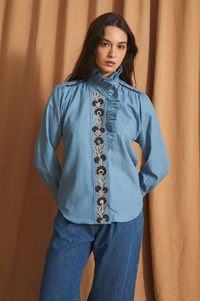 Sophie + Lucie Mabel Denim Blouse