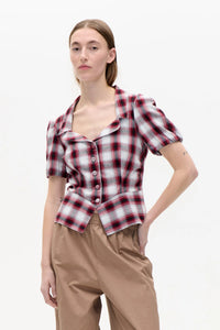 Baum Und Pferdgarten Macaia Red Check Blouse