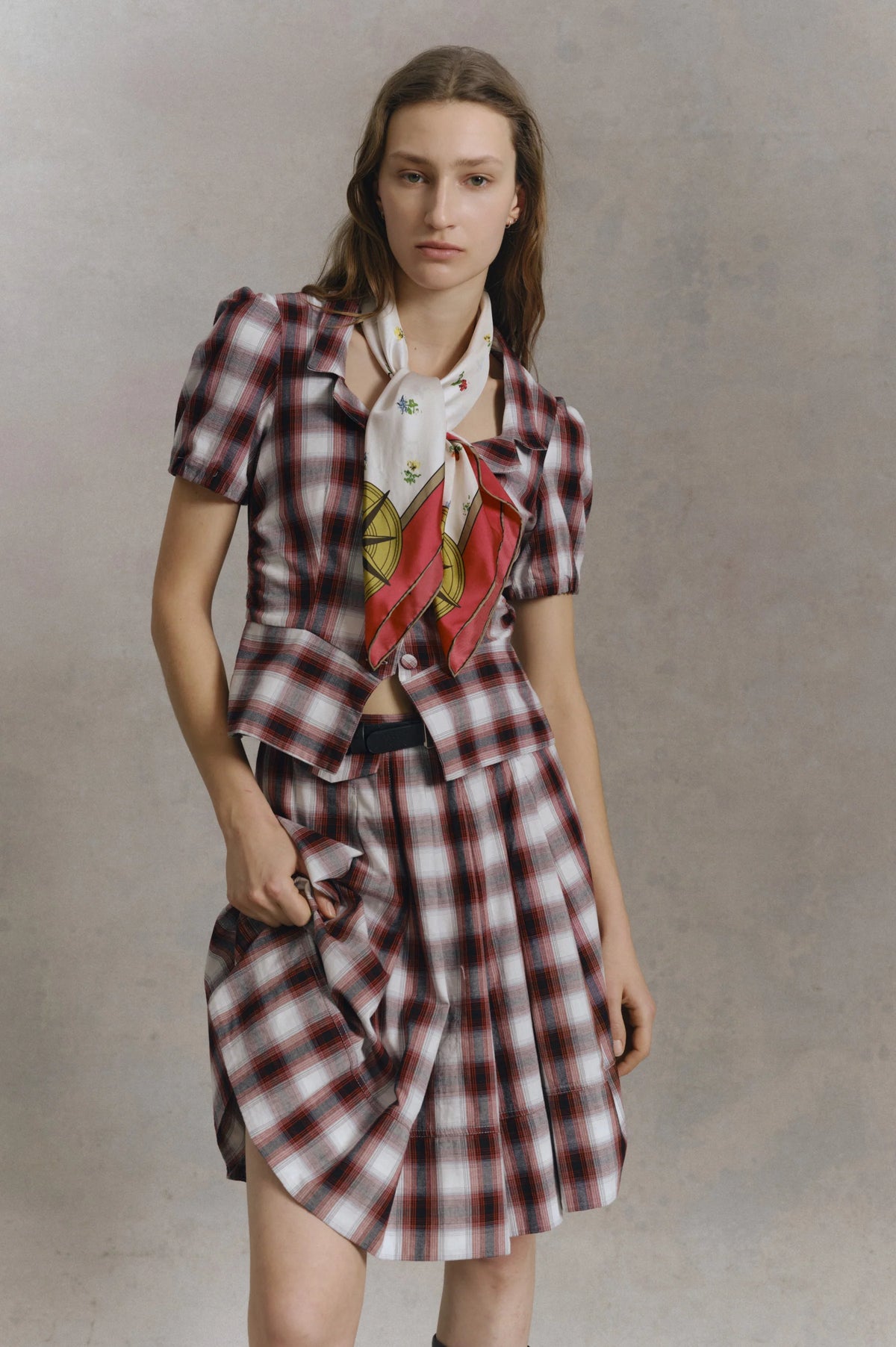 Baum Und Pferdgarten Macaia Red Check Blouse
