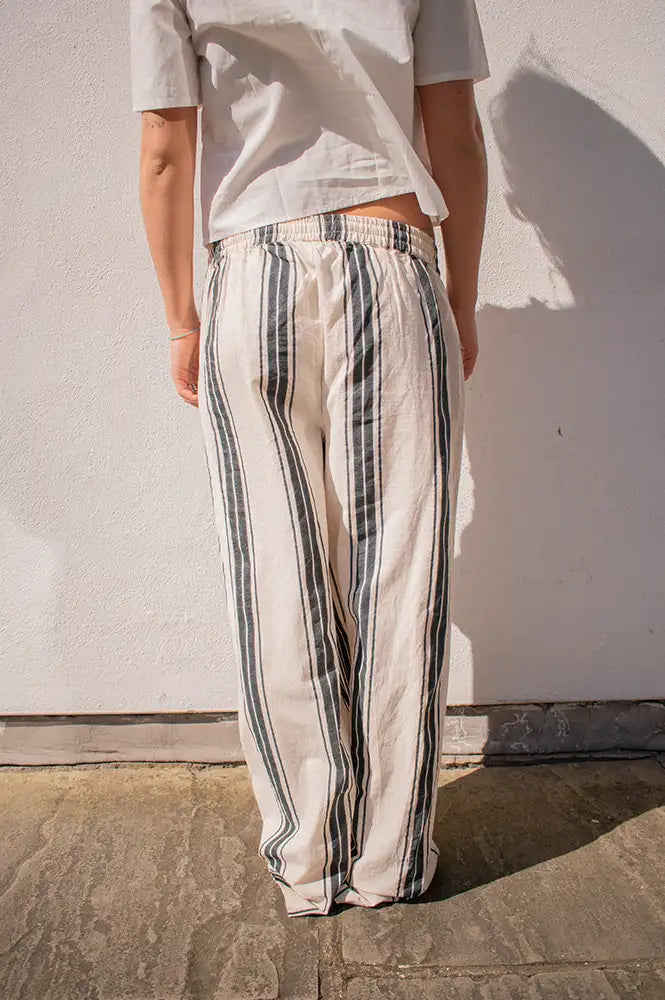Fransa Maddie Meteorite Striped Trousers - The Mercantile London
