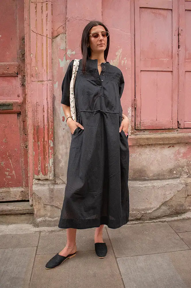 Second Female Maise Black Dress - The Mercantile London