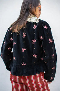 Maison Hotel Antoinette Night Roses Jacket