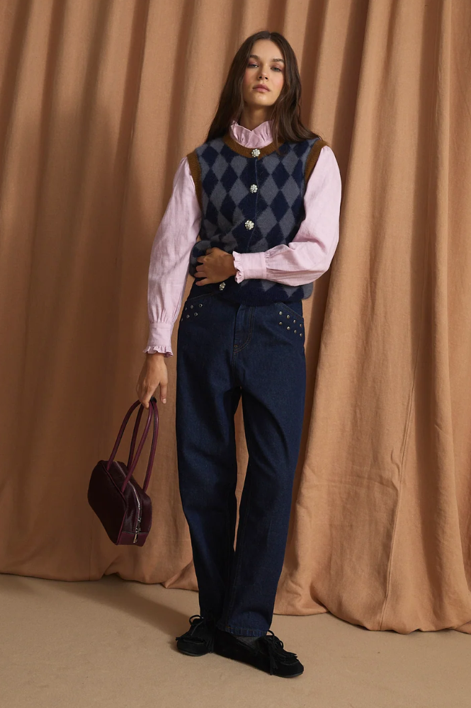 Sophie + Lucie Mabel Malva Blouse - The Mercantile London