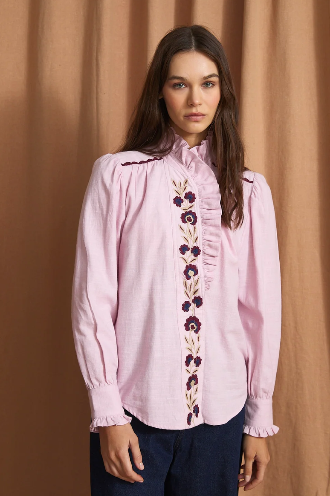 Sophie + Lucie Mabel Malva Blouse - The Mercantile London