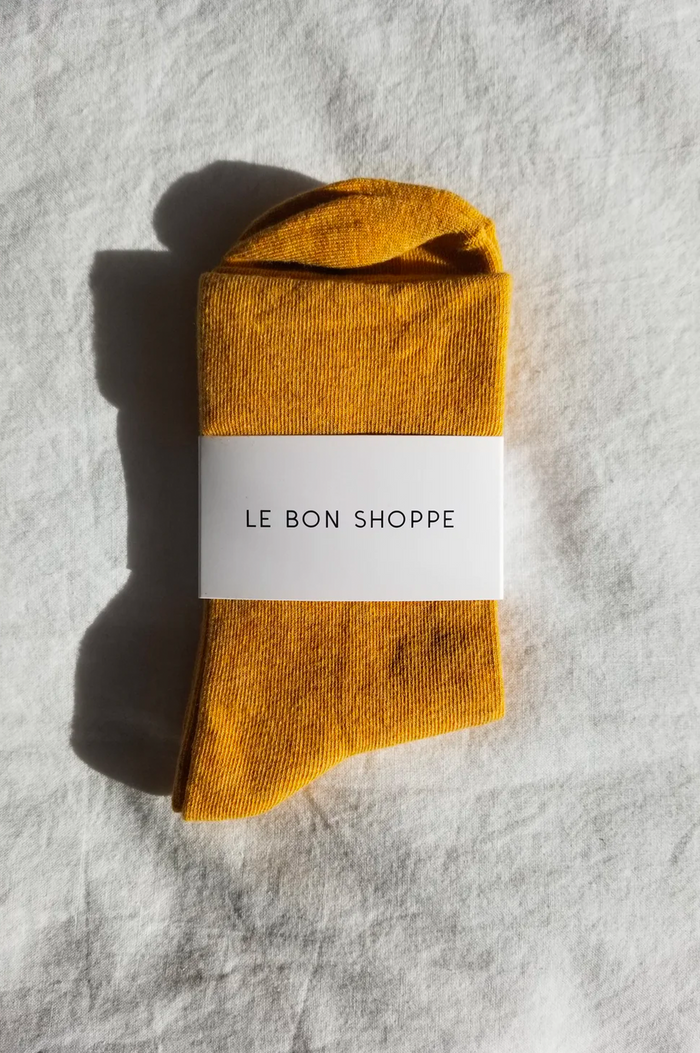 Le Bon Shoppe Marigold Sneaker Socks - The Mercantile London