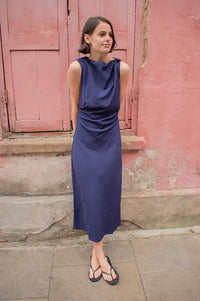 An'ge Milana Marine Dress - The Mercantile London