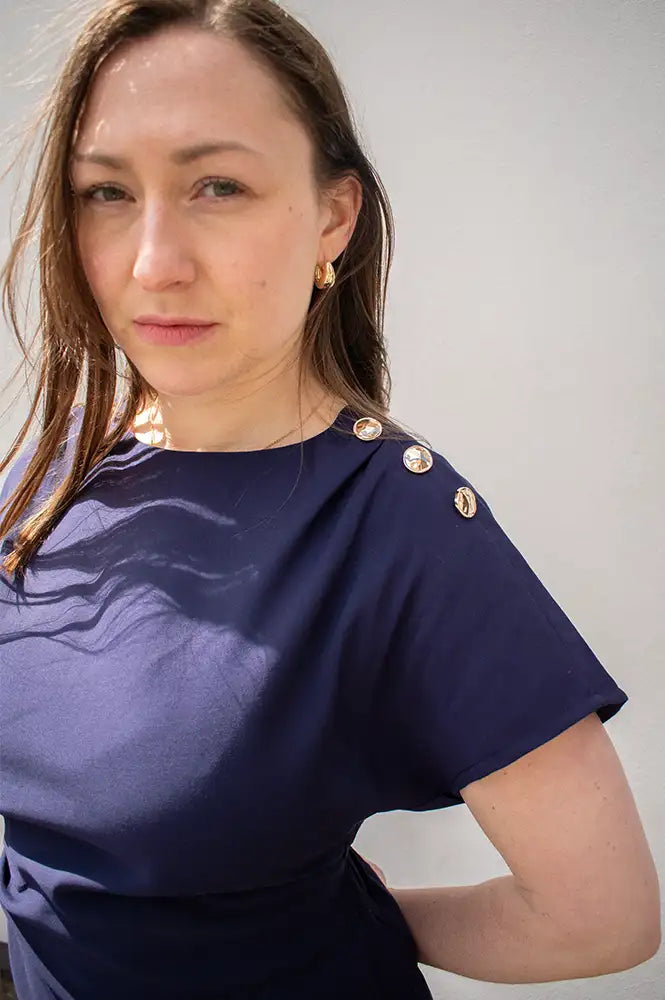 An'ge Malixa Marine Dress - The Mercantile London