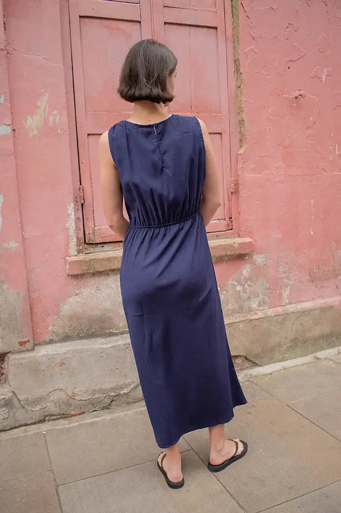 An'ge Milana Marine Dress - The Mercantile London