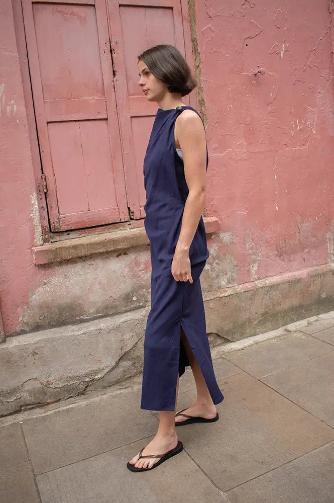 An'ge Milana Marine Dress - The Mercantile London