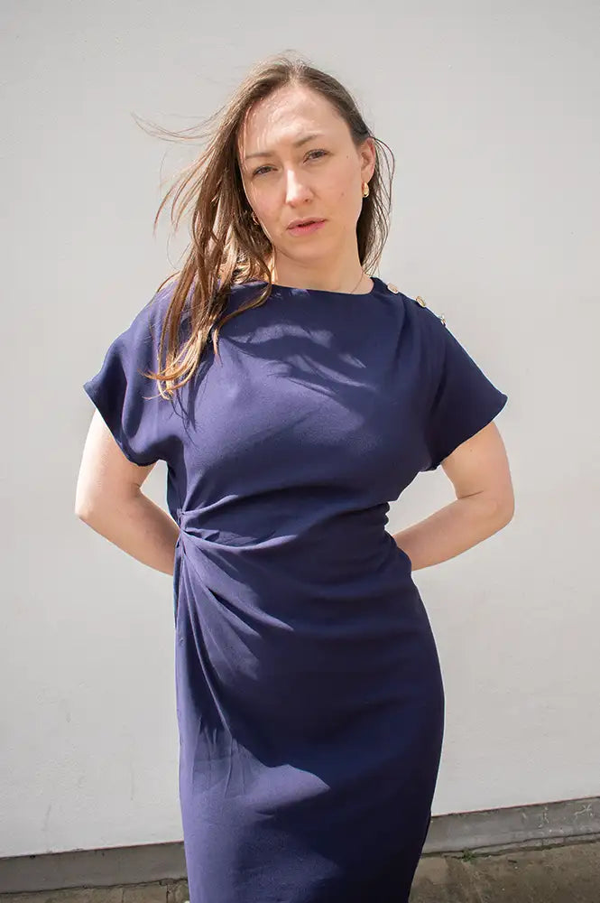 An'ge Malixa Marine Dress - The Mercantile London