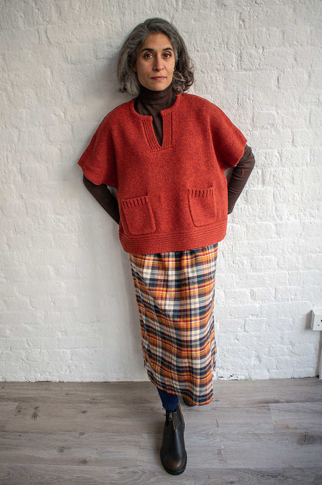 L.F. Markey Grayson Rust Knitted Top - The Mercantile London