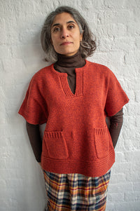 L.F. Markey Grayson Rust Knitted Top - The Mercantile London