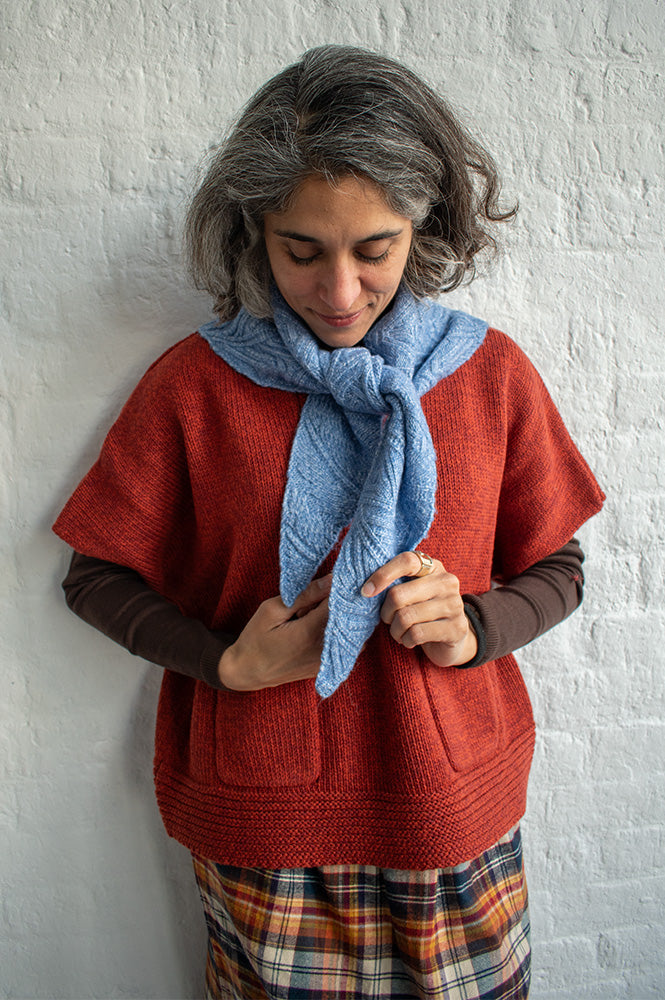 L.F. Markey Grayson Rust Knitted Top - The Mercantile London