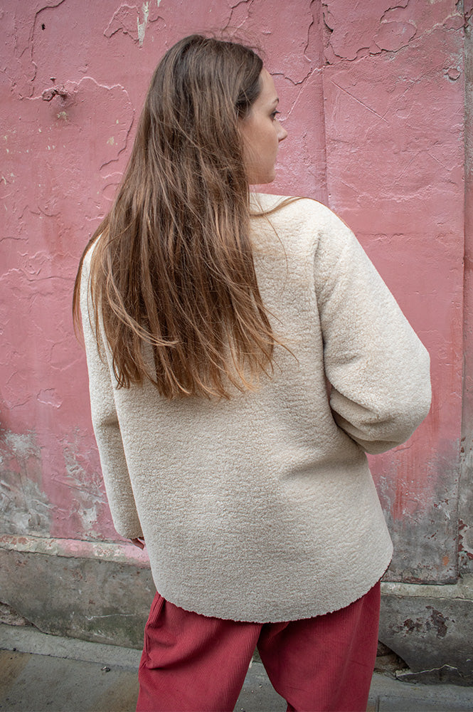 Yerse Marnie Ecru Coat - The Mercantile London