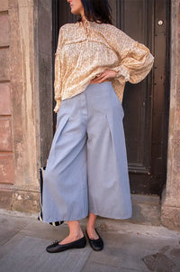 Marta Ovidia Jean Blue Trousers - The Mercantile London
