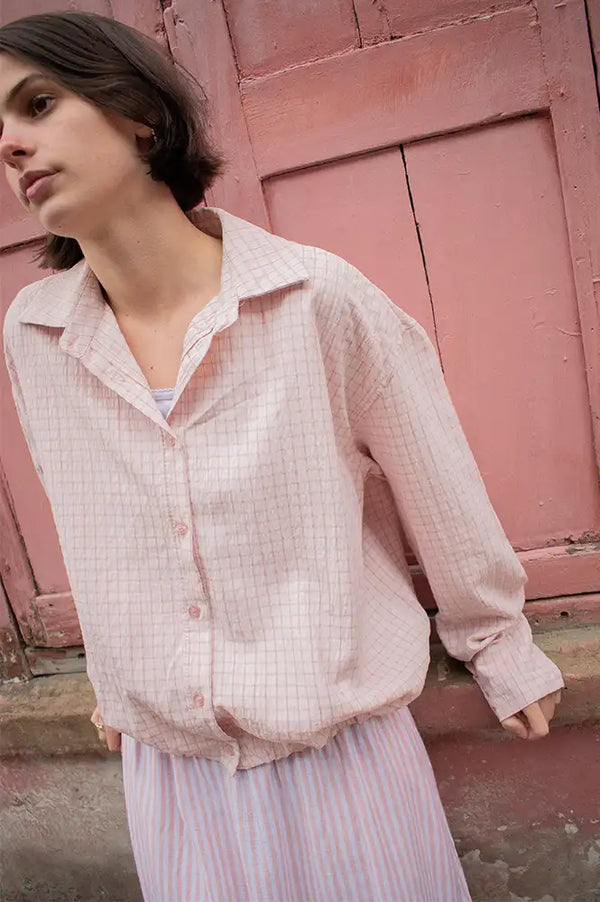 Marta Laerke Baby Pink Shirt - The Mercantile London