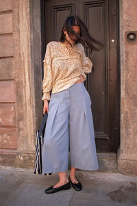 Marta Ovidia Jean Blue Trousers - The Mercantile London